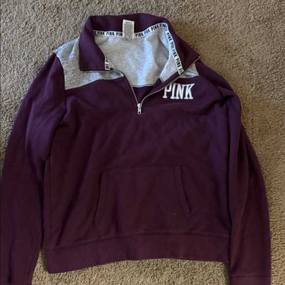 Victoria's Secret Pink Logo Trim Pullover - Picture 1 of 2